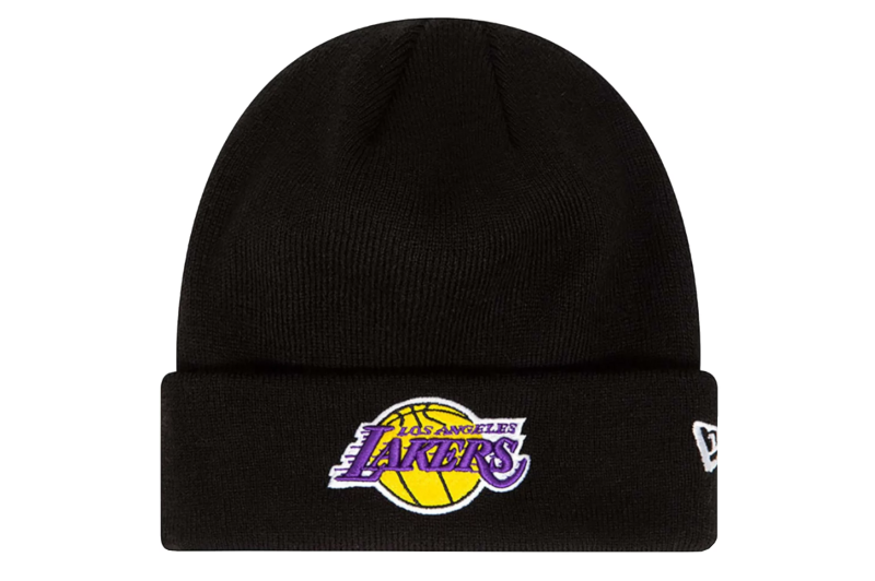 New Era Essential Cuff Beanie Los Angeles Lakers Hat 60348856 New Era Essential Cuff Beanie Los Angeles Lakers Hat 60348856