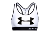 Under Armour Mid Keyhole Graphic Bra 1344333-100 Under Armour Mid Keyhole Graphic Bra 1344333-100