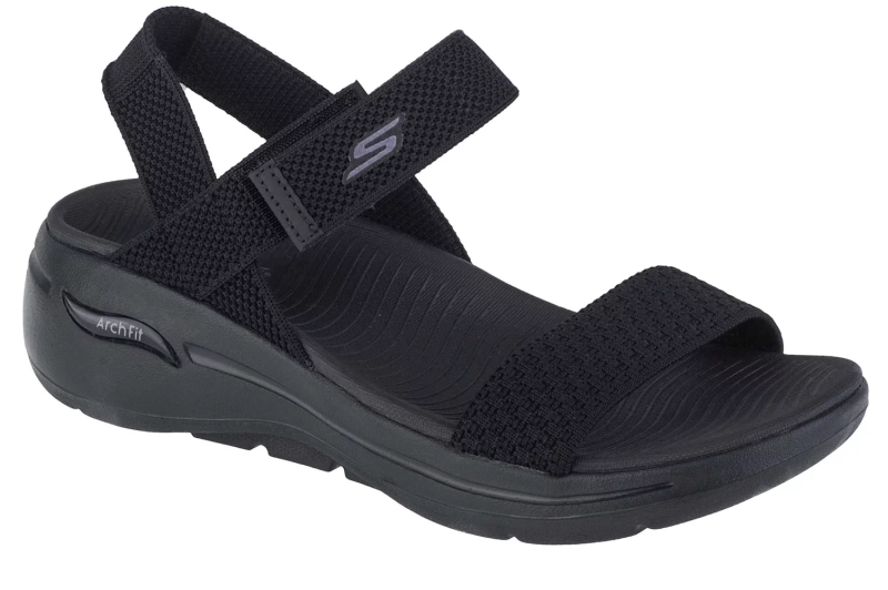 Skechers Go Walk Arch Fit Sandal - Polished 140264-BBK Skechers Go Walk Arch Fit Sandal - Polished 140264-BBK