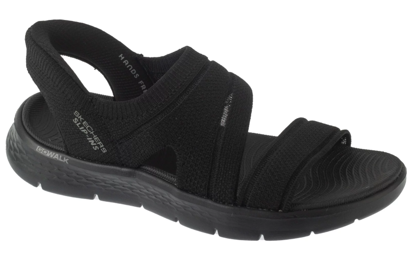 Skechers Slip-Ins: Go Walk Flex Sandal - Enticing 141482-BBK Skechers Slip-Ins: Go Walk Flex Sandal - Enticing 141482-BBK