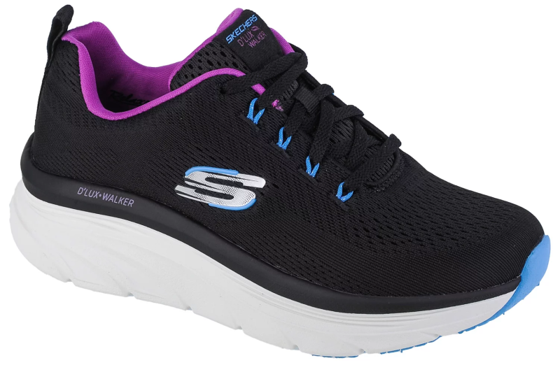 Skechers D'Lux Walker - Fresh Finesse 149368-BKPR Skechers D'Lux Walker - Fresh Finesse 149368-BKPR