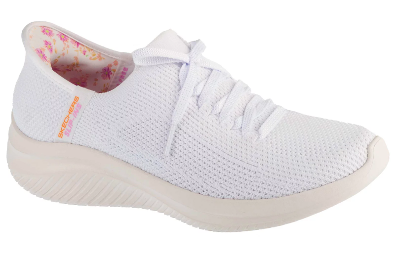 Skechers Slip-Ins: Ultra Flex 3.0 - Morning Blosso 150441-WHT Skechers Slip-Ins: Ultra Flex 3.0 - Morning Blosso 150441-WHT