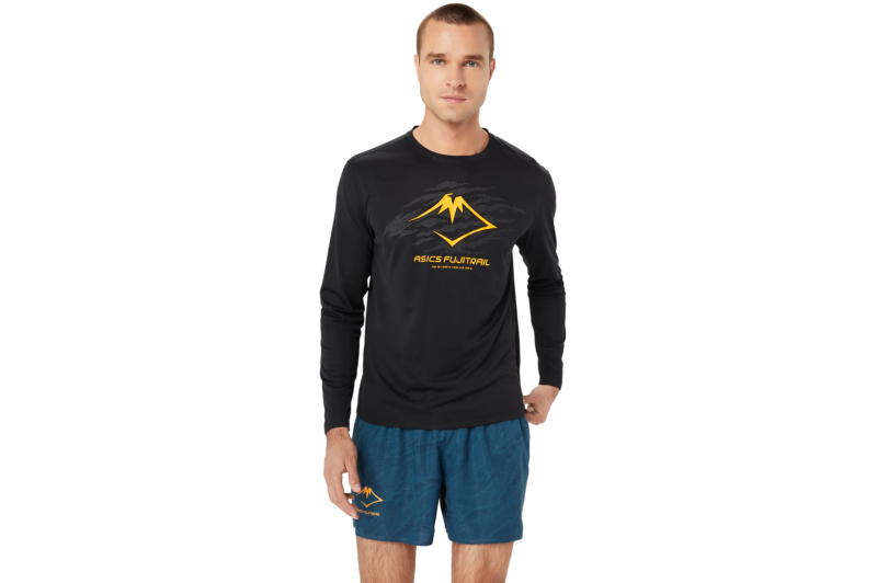 ASICS Fujitrail Logo LS Top 2011C987-001 ASICS Fujitrail Logo LS Top 2011C987-001