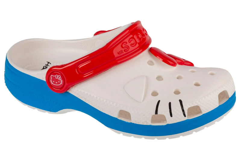 Crocs Classic Hello Kitty Iam Kids Clog 209454-100 Crocs Classic Hello Kitty Iam Kids Clog 209454-100
