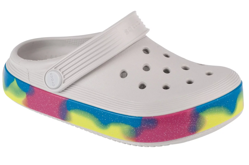 Crocs Off Court Glitter Band Kids Clog 209714-1FS
