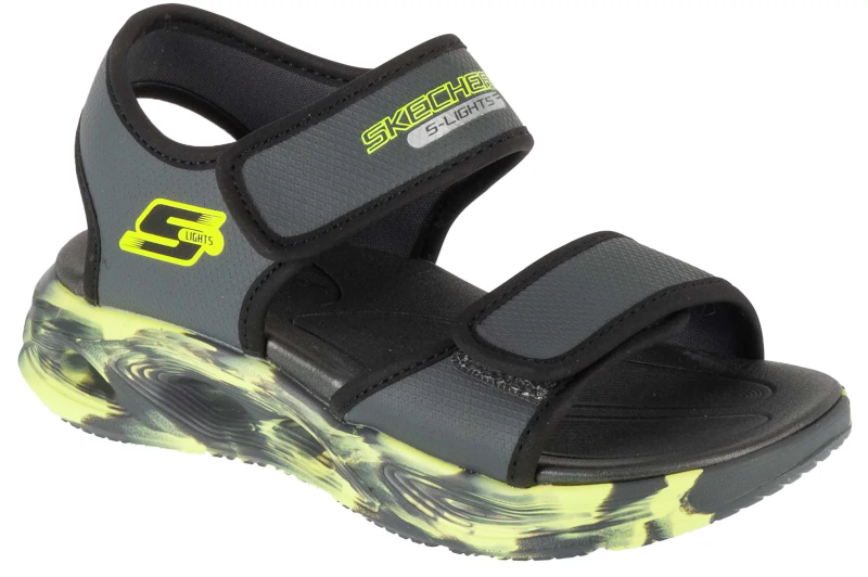 Skechers S-Lights: Sola Glow Sandal - Fusion Brights 407032L-CCBK Skechers S-Lights: Sola Glow Sandal - Fusion Brights 407032L-CCBK