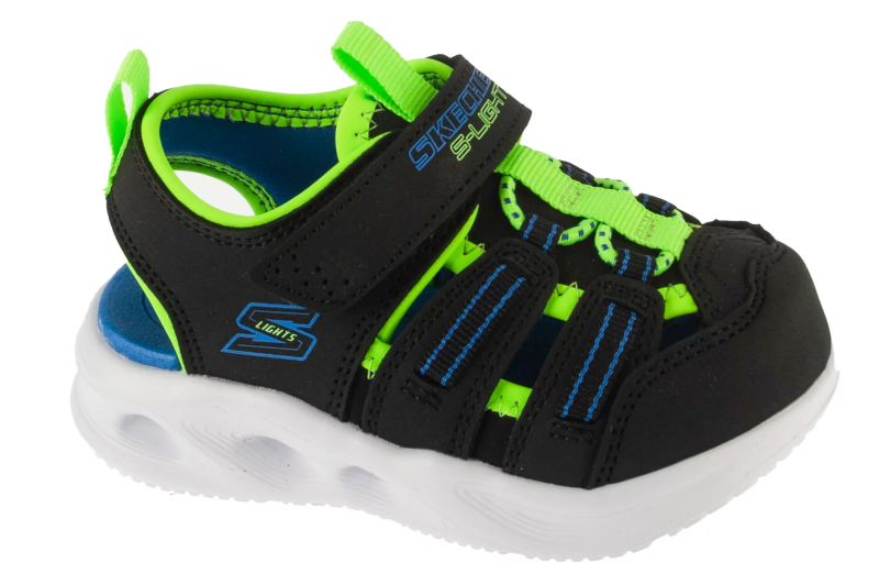 Skechers S-Lights: Sola Glow Sandal - Hyper-Coast 407033N-BKLM Skechers S-Lights: Sola Glow Sandal - Hyper-Coast 407033N-BKLM
