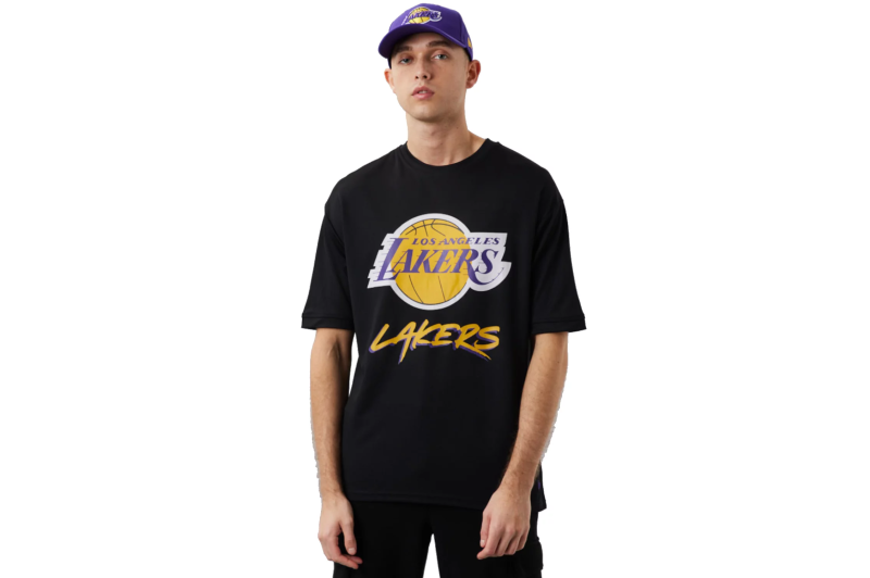 New Era NBA Los Angeles Lakers Script Mesh Tee 60284737