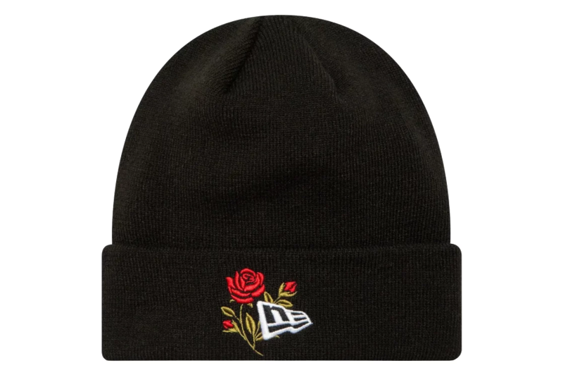 New Era Rose Icon Cuff Knit Beanie Hat 60580728 New Era Rose Icon Cuff Knit Beanie Hat 60580728