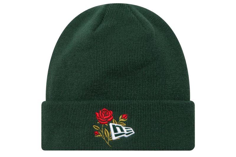 New Era Rose Icon Cuff Knit Beanie Hat 60580736 New Era Rose Icon Cuff Knit Beanie Hat 60580736