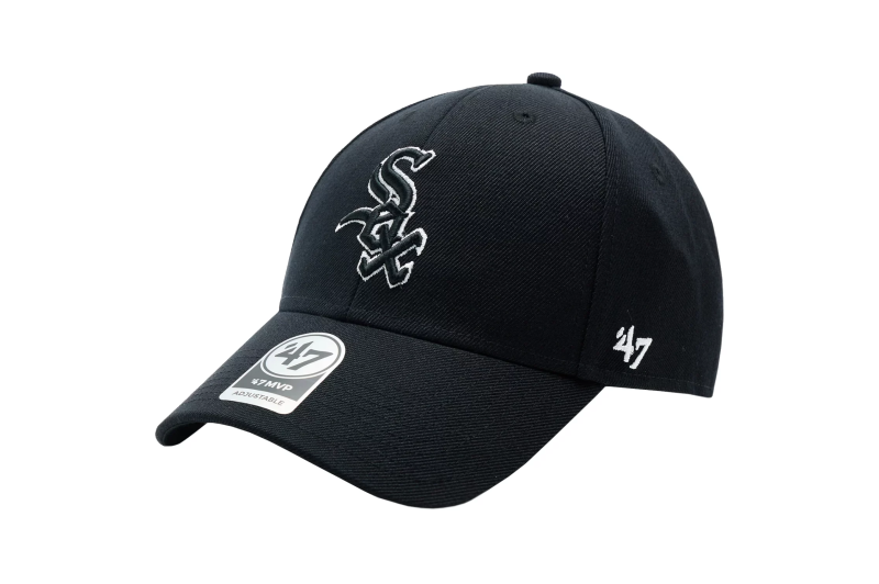 47 Brand MLB Chicago White Sox Cap B-MVPSP06WBP-BK 47 Brand MLB Chicago White Sox Cap B-MVPSP06WBP-BK