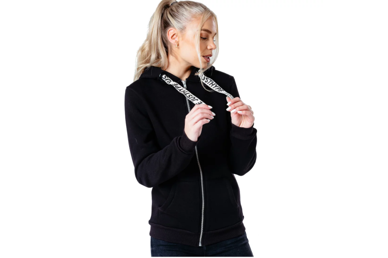 Justhype Drawstring Zip Hoodie HYPWOMHOOD001 Justhype Drawstring Zip Hoodie HYPWOMHOOD001
