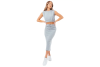 Justhype Sweat Midi Skirt Loungewear Set LABON007 Justhype Sweat Midi Skirt Loungewear Set LABON007