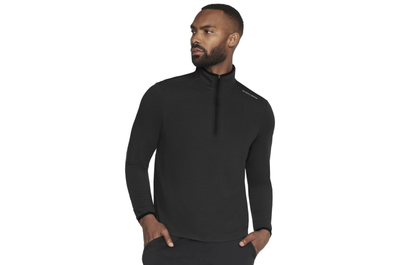 Skechers Skech-Knits Burst 1/4 Zip LT130-BLK Skechers Skech-Knits Burst 1/4 Zip LT130-BLK