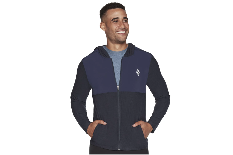 Skechers Ultra Go Lite Full Zip Hoodie MJA268-NVY