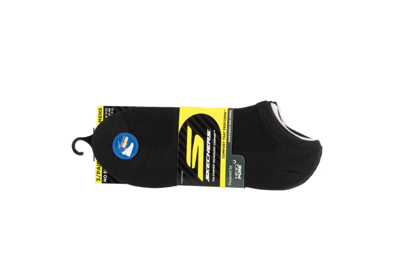 Skechers 3pk Mens Microfier S101715-HBLK Skechers 3pk Mens Microfier S101715-HBLK