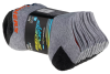 Skechers Boys 6pk No Show Socks S108264-GRY Skechers Boys 6pk No Show Socks S108264-GRY