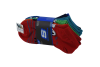 Skechers 6pk Boys Non Terry Low Cut Socks S115172-RDMT Skechers 6pk Boys Non Terry Low Cut Socks S115172-RDMT