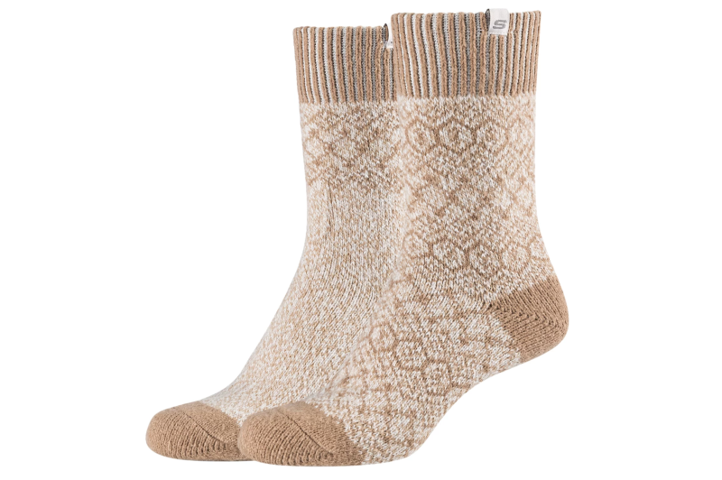 Skechers 2PPK Wm Casual Cozy Jacquard Socks SK41047-1202 Skechers 2PPK Wm Casual Cozy Jacquard Socks SK41047-1202