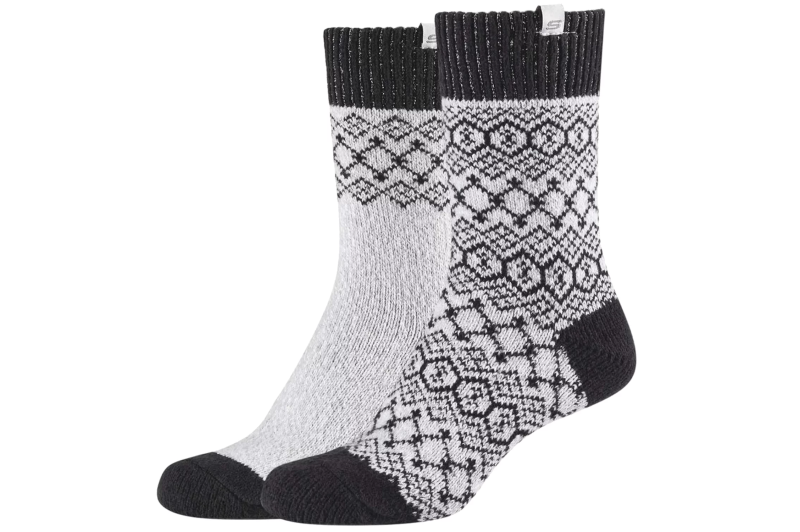 Skechers Casual Cozy Jacquard 2PPK Socks SK41047-9202 Skechers Casual Cozy Jacquard 2PPK Socks SK41047-9202