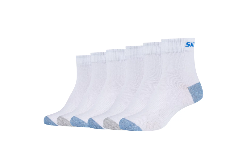 Skechers 3PPK Boys Mech Ventilation Socks SK41064-1000 Skechers 3PPK Boys Mech Ventilation Socks SK41064-1000