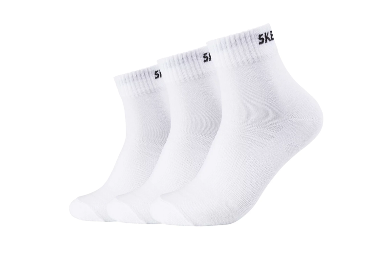 Skechers 3PPK Unisex Mesh Ventilation Quarter Socks SK42017-1000