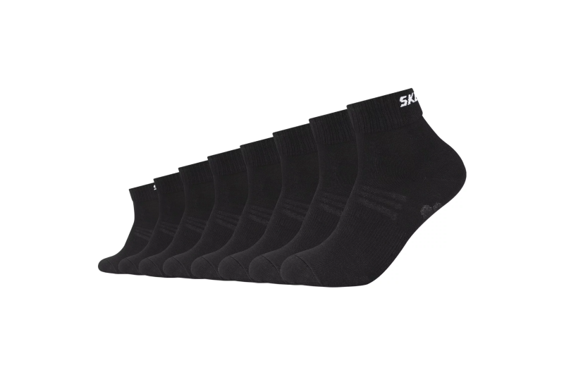 Skechers 3PPK Unisex Mesh Ventilation Quarter Socks SK42017-9999 Skechers 3PPK Unisex Mesh Ventilation Quarter Socks SK42017-9999