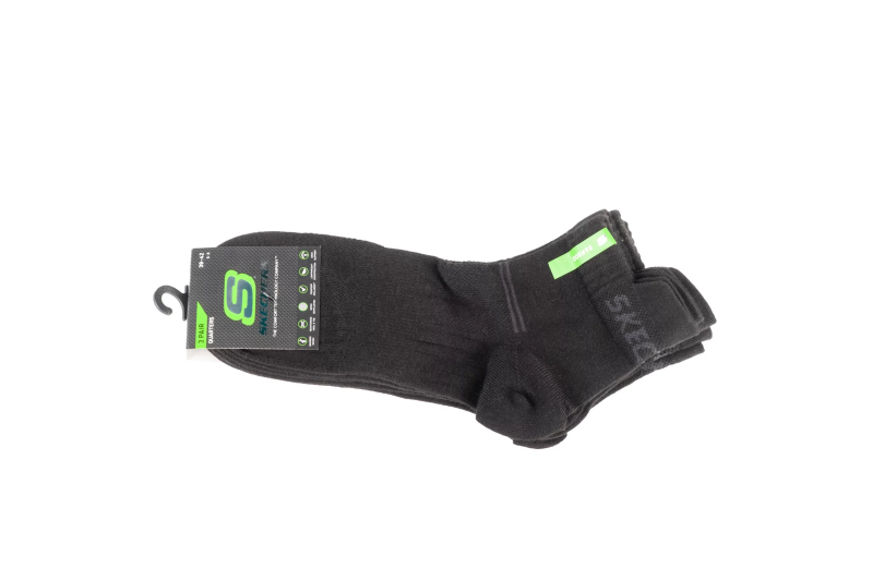 Skechers 3PPK Bamboo Mesh Quarter Socks SK42056-9999 Skechers 3PPK Bamboo Mesh Quarter Socks SK42056-9999