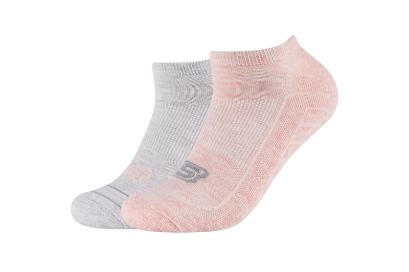 Skechers 2PPK Basic Cushioned Sneaker Socks SK43024-4281 Skechers 2PPK Basic Cushioned Sneaker Socks SK43024-4281