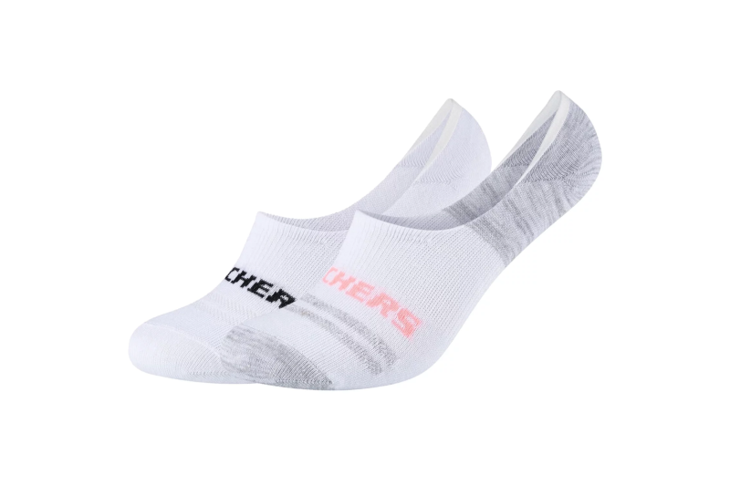 Skechers 2PPK Mesh Ventilation Footies Socks SK44008-1001 Skechers 2PPK Mesh Ventilation Footies Socks SK44008-1001