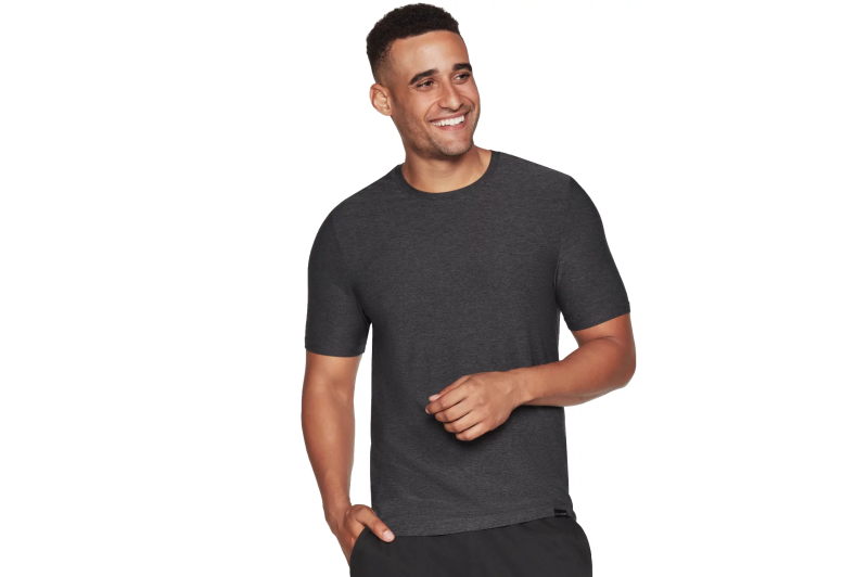 Skechers Go Dri All Day Tee TS107-BKCC Skechers Go Dri All Day Tee TS107-BKCC