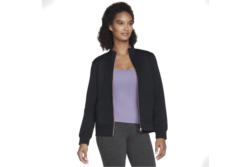 Skechers Go Walk Everywhere Full Zip Hoodless W3JA261-BLK Skechers Go Walk Everywhere Full Zip Hoodless W3JA261-BLK