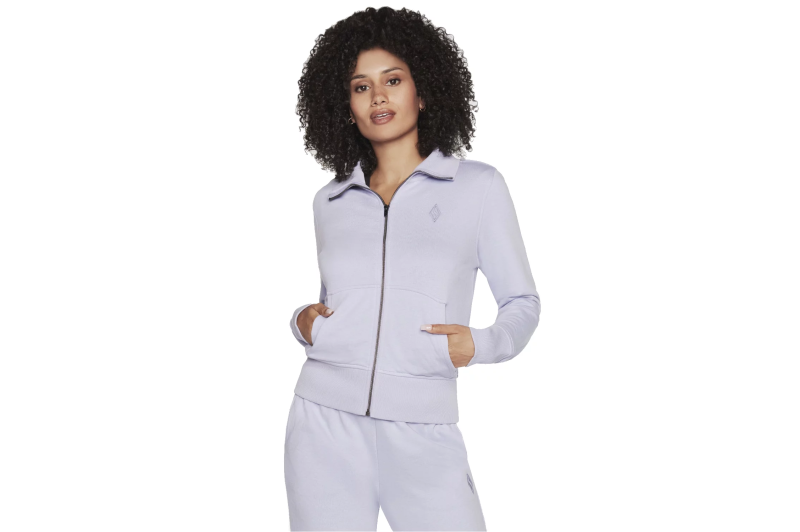 Skechers The Hoodless Hoodie Diamond Jacket W3JA262-LVLP Skechers The Hoodless Hoodie Diamond Jacket W3JA262-LVLP