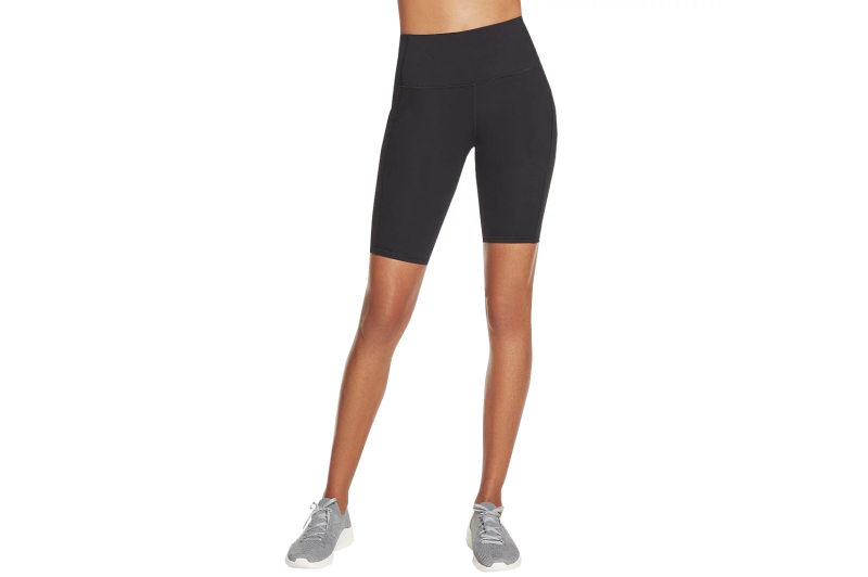 Skechers Go Walk High Waisted Bike Short W3SH53-BLK Skechers Go Walk High Waisted Bike Short W3SH53-BLK