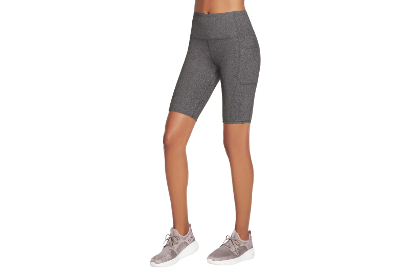 Skechers Go Walk High Waisted Bike Short W3SH53-GYS Skechers Go Walk High Waisted Bike Short W3SH53-GYS