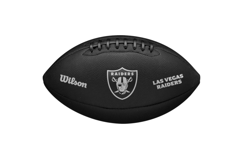 Wilson NFL Team Metallic Premiere Las Vegas Raiders Ball WF4015817XB Wilson NFL Team Metallic Premiere Las Vegas Raiders Ball WF4015817XB