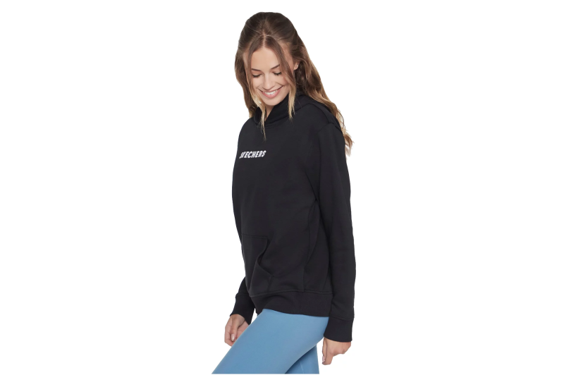 Skechers Signature Pullover Hoodie WHD69-BLK Skechers Signature Pullover Hoodie WHD69-BLK