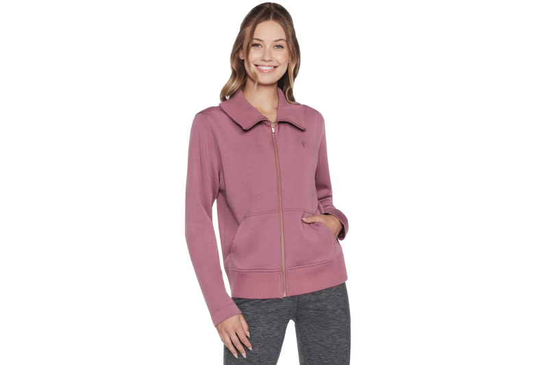 Skechers Hoodless Hoodie Skechcloud Jacket WJA288-DKMV Skechers Hoodless Hoodie Skechcloud Jacket WJA288-DKMV