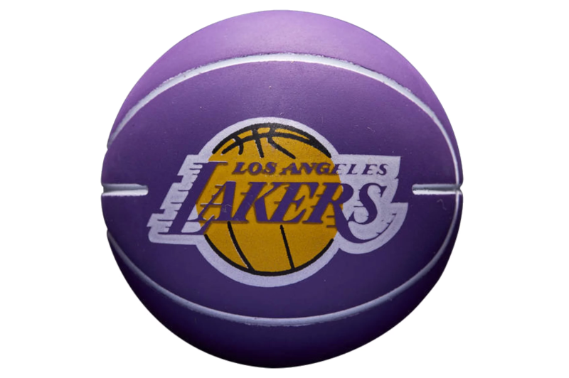 Wilson NBA Dribbler Los Angeles Lakers Mini Ball WTB1100PDQLAL Wilson NBA Dribbler Los Angeles Lakers Mini Ball WTB1100PDQLAL
