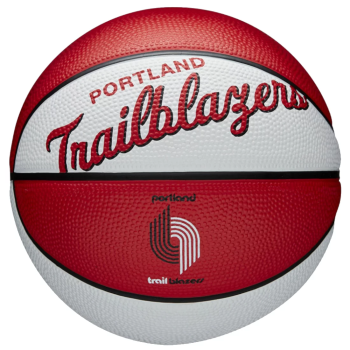 Wilson Team Retro Portland Trail Blazers Mini Ball WTB3200XBPOR Wilson Team Retro Portland Trail Blazers Mini Ball WTB3200XBPOR