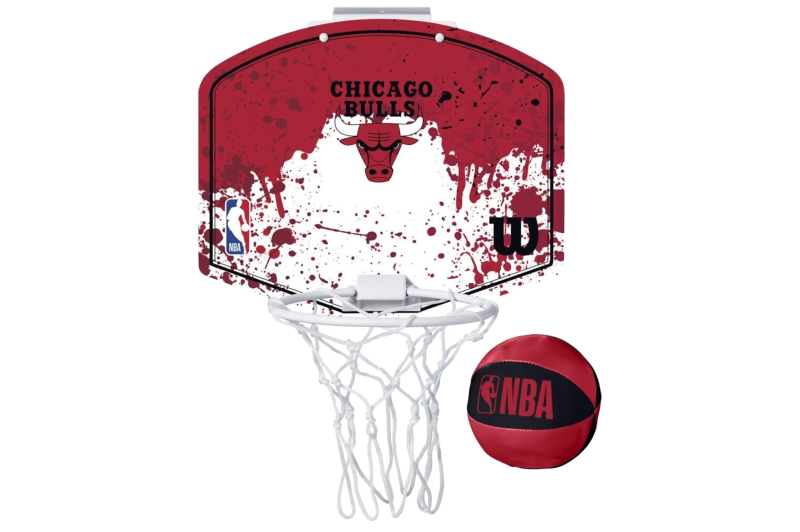 Wilson NBA Team Chicago Bulls Mini Hoop WTBA1302CHI Wilson NBA Team Chicago Bulls Mini Hoop WTBA1302CHI