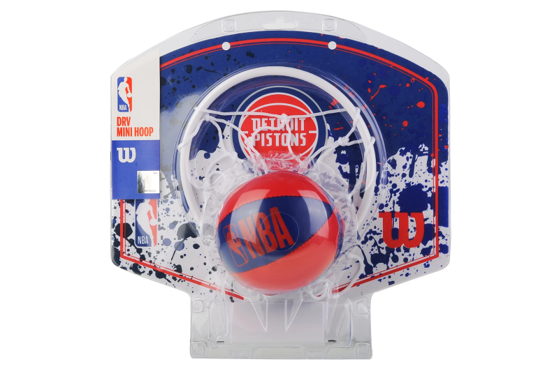 Wilson NBA Team Detroit Pistons Mini Hoop WTBA1302DET Wilson NBA Team Detroit Pistons Mini Hoop WTBA1302DET