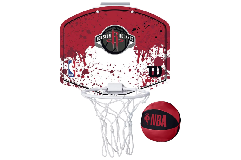Wilson NBA Team Houston Rockets Mini Hoop WTBA1302HOU Wilson NBA Team Houston Rockets Mini Hoop WTBA1302HOU