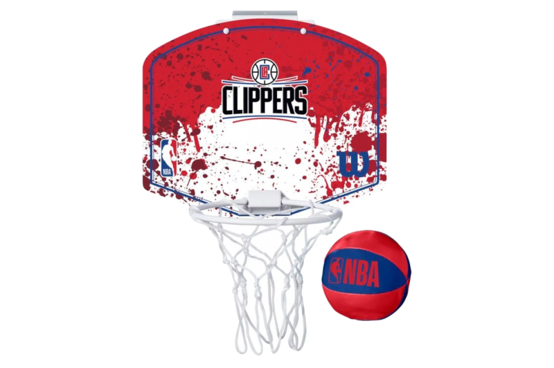 Wilson NBA Team Los Angeles Clippers Mini Hoop WTBA1302LAC Wilson NBA Team Los Angeles Clippers Mini Hoop WTBA1302LAC