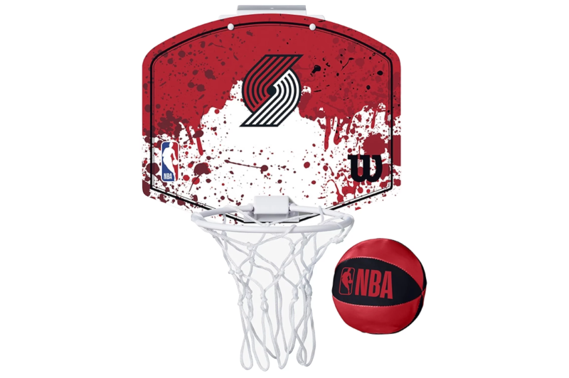 Wilson NBA Team Portland Trailblazers Mini Hoop WTBA1302POR Wilson NBA Team Portland Trailblazers Mini Hoop WTBA1302POR
