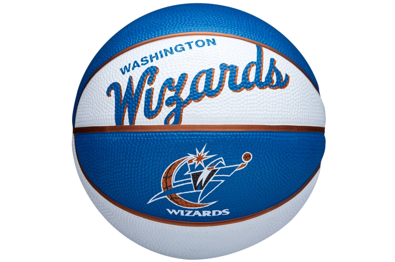 Wilson Team Retro Washington Wizards Mini Ball WTB3200XBWAS Wilson Team Retro Washington Wizards Mini Ball WTB3200XBWAS