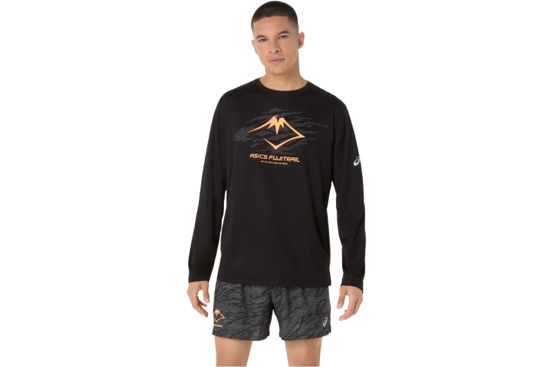 ASICS Fujitrail Logo LS Top 2011D391-001 ASICS Fujitrail Logo LS Top 2011D391-001