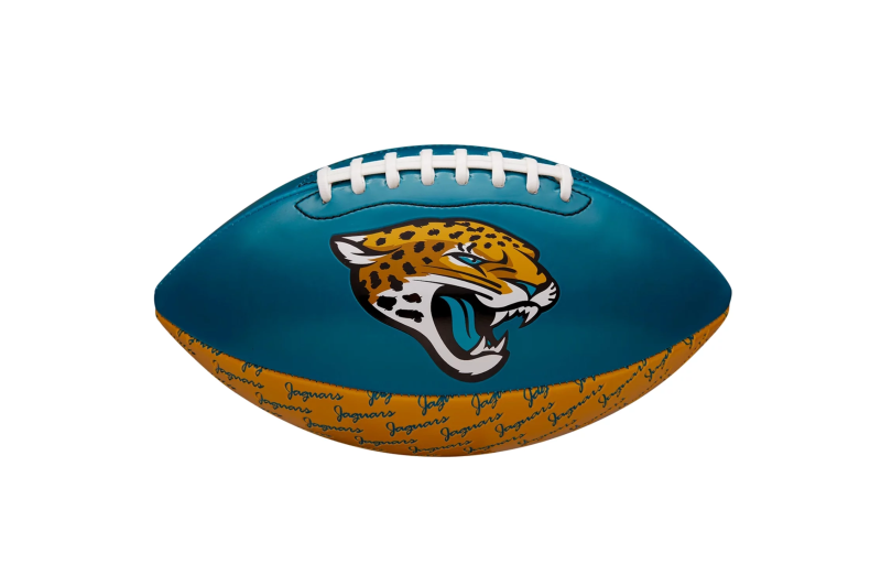 Wilson NFL Team Peewee Jacksonville Jaguars Mini Ball WTF1523XBJX Wilson NFL Team Peewee Jacksonville Jaguars Mini Ball WTF1523XBJX