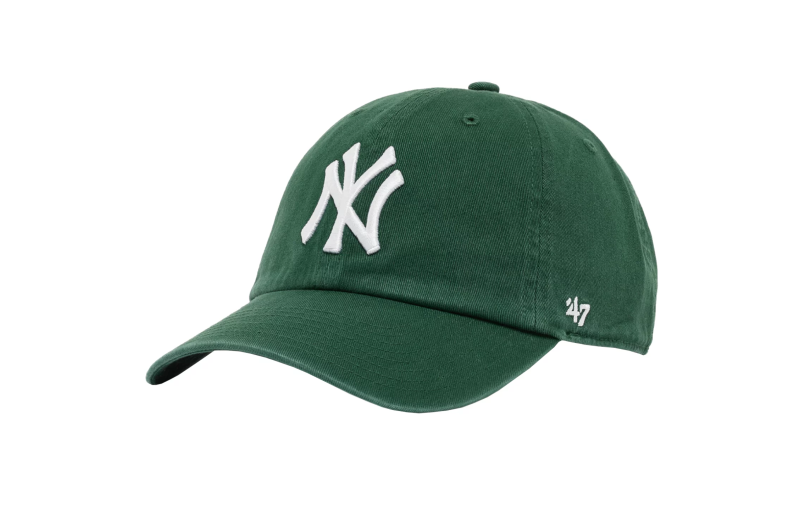 47 Brand New York Yankees MLB Clean Up Cap B-RGW17GWS-DG 47 Brand New York Yankees MLB Clean Up Cap B-RGW17GWS-DG