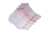 Skechers 6pk Womens Non Terry Low Cut Socks S108498-PNK Skechers 6pk Womens Non Terry Low Cut Socks S108498-PNK